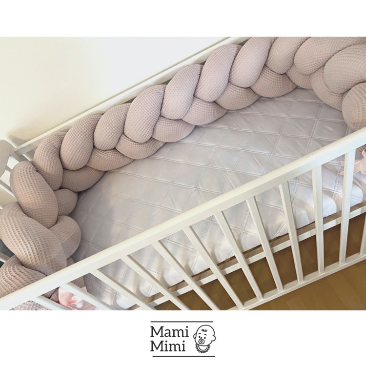 Pletený cop Vafle tmavě šedá