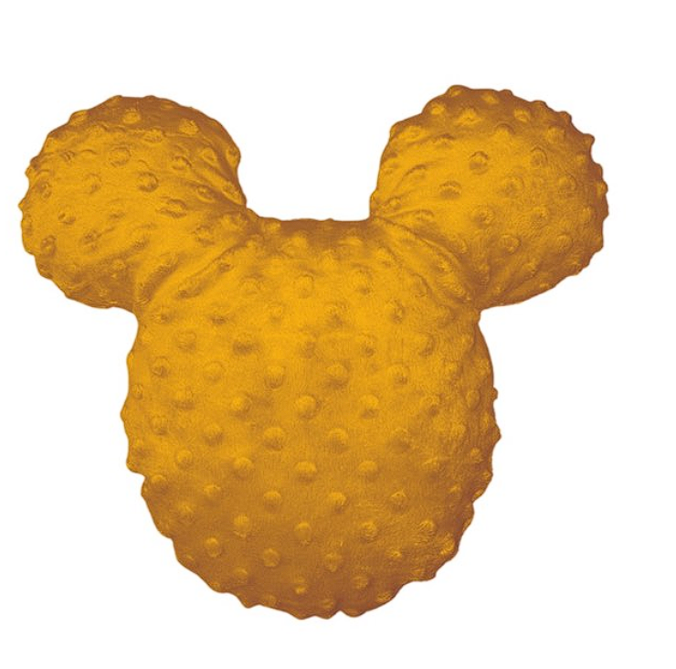 Mickey hlava minky tmavá hořčice
