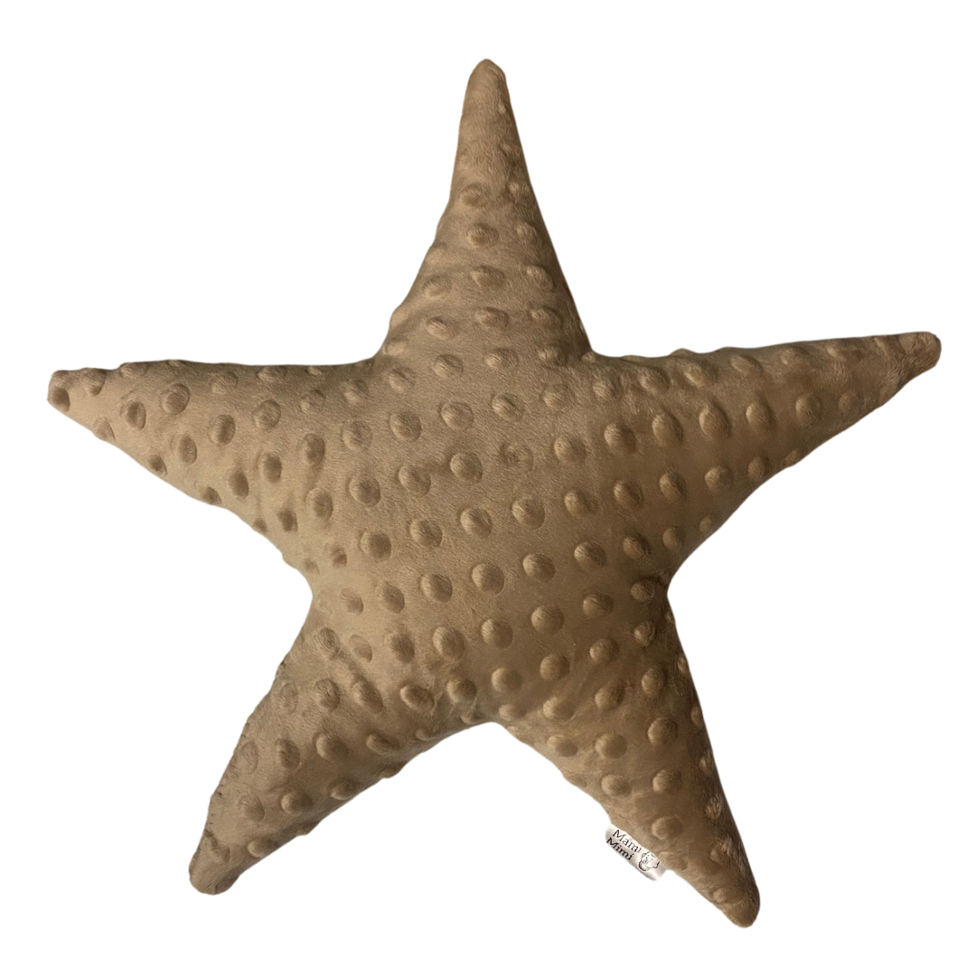 Hvězdička minky béžová