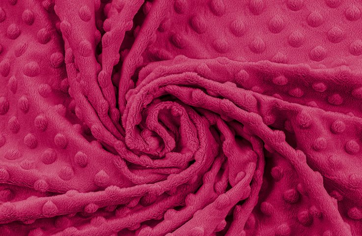 Mickey hlava minky s mašlí fuchsiová růžová 