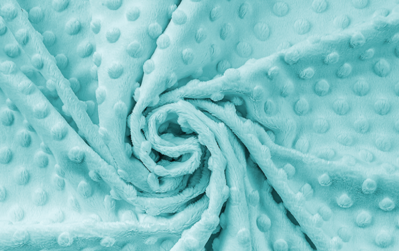 Minky polštářek srdce světle tyrkysová