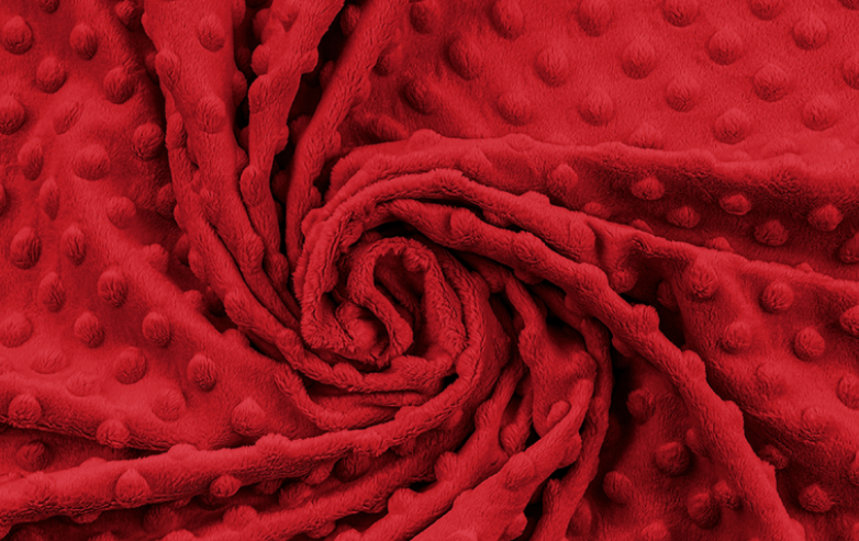 Mickey hlava minky červená 