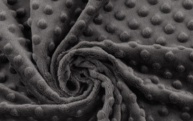 Stabilizační polštářek minky tmavě šedá