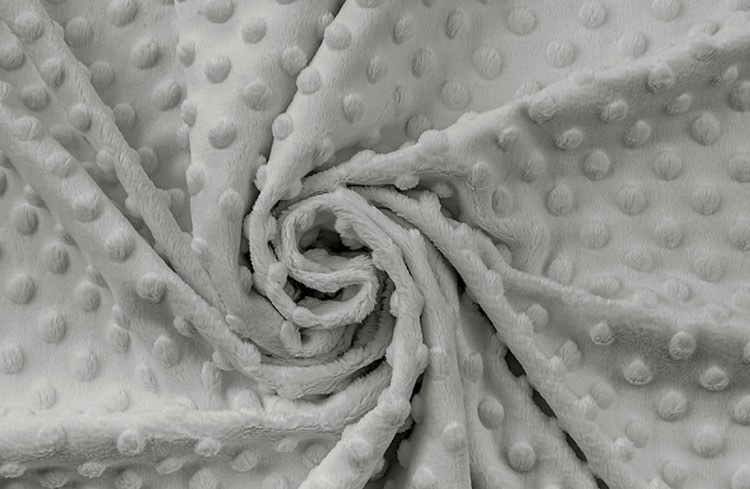 Těhotenský polštář minky sv. šedá