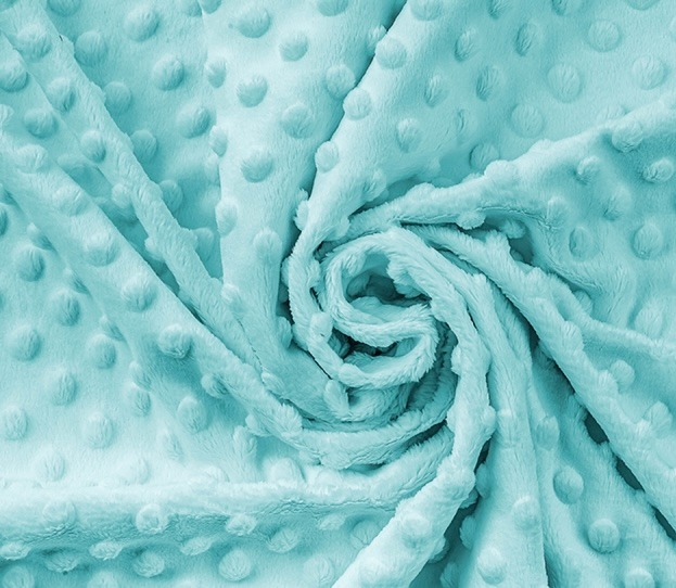 Oboustranná dečka minky světle tyrkysová