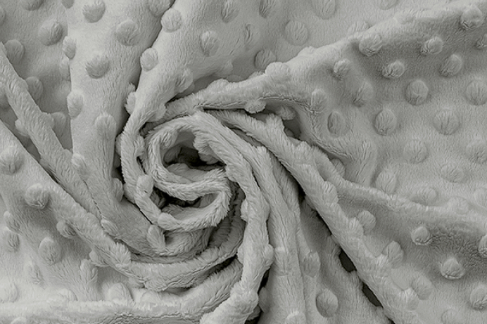 Oboustranná dečka minky sv. šedá 