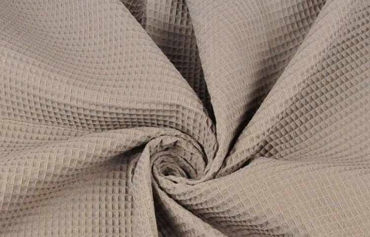 Pletený cop Vafle béžovo-šedé