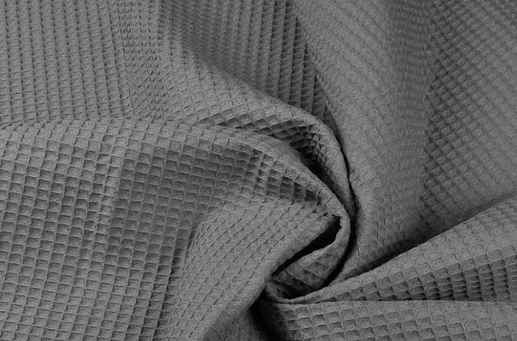 Pletený cop Vafle tmavě šedá