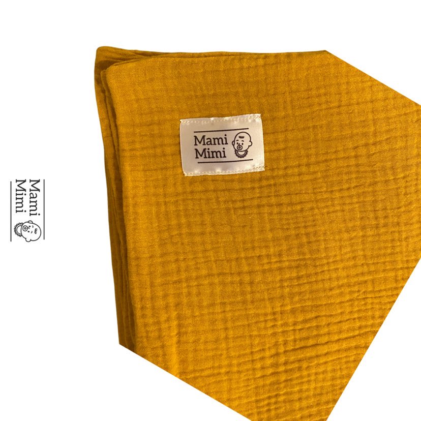 Mušelínová dečka mango