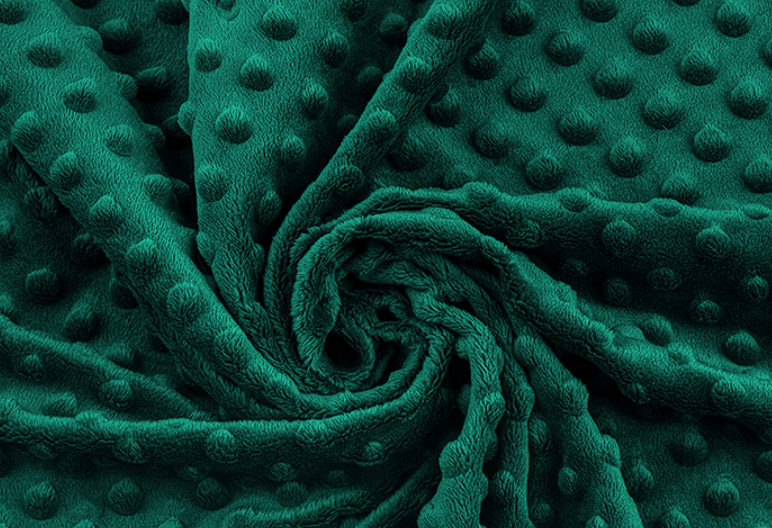 Stabilizační polštářek minky tmavě zelená