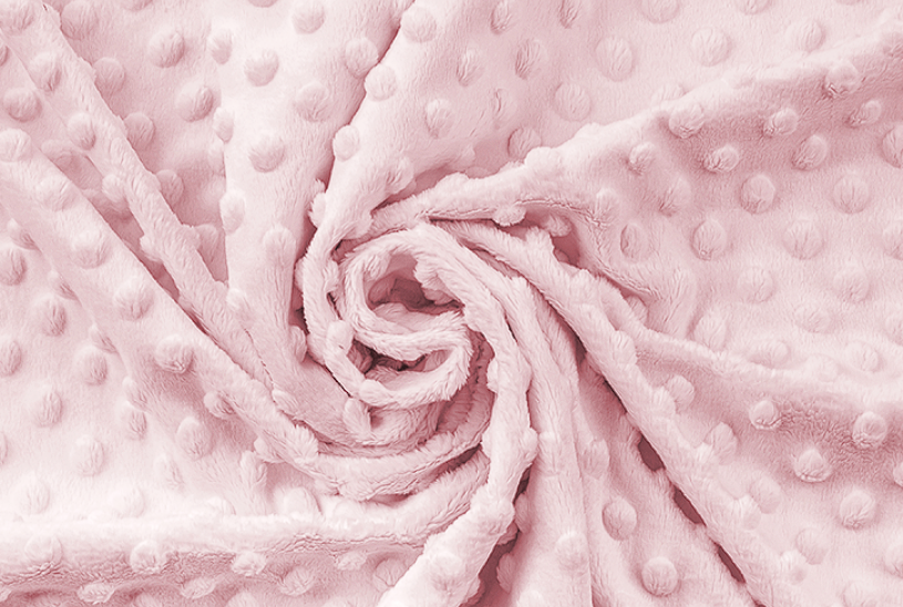 Těhotenský polštář minky sv. růžový se zipem