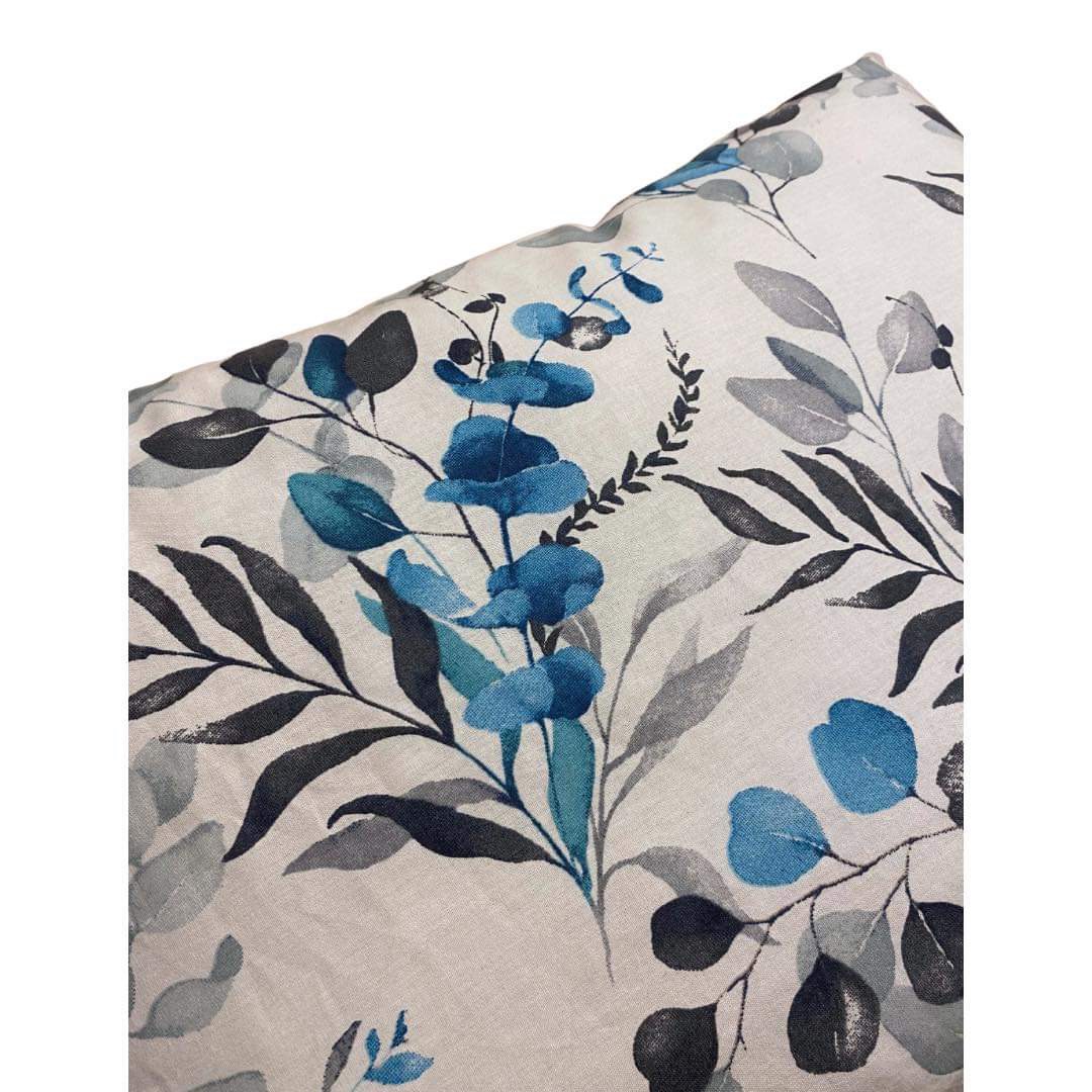 Polštářek tyrkysové lístky