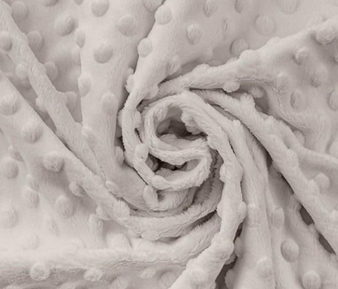 Těhotenský polštář minky stříbrná 