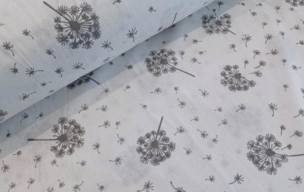 Těhotenský polštář pampelišky na bílé