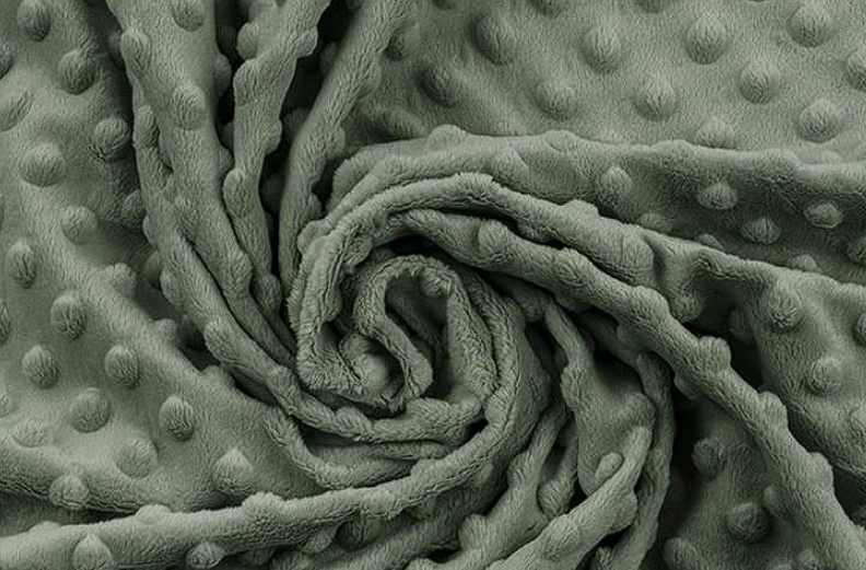 Těhotenský polštář minky šalvějová se zipem