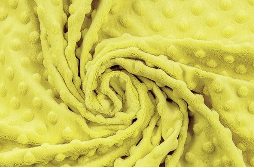 Těhotenský polštář minky citronová