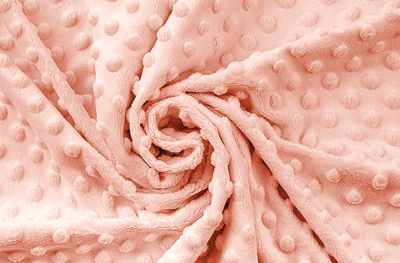 Těhotenský polštář minky meruňková 