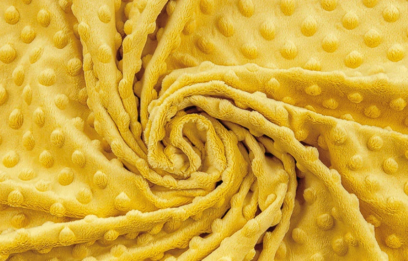 Podhlavníček do postýlky minky žlutý