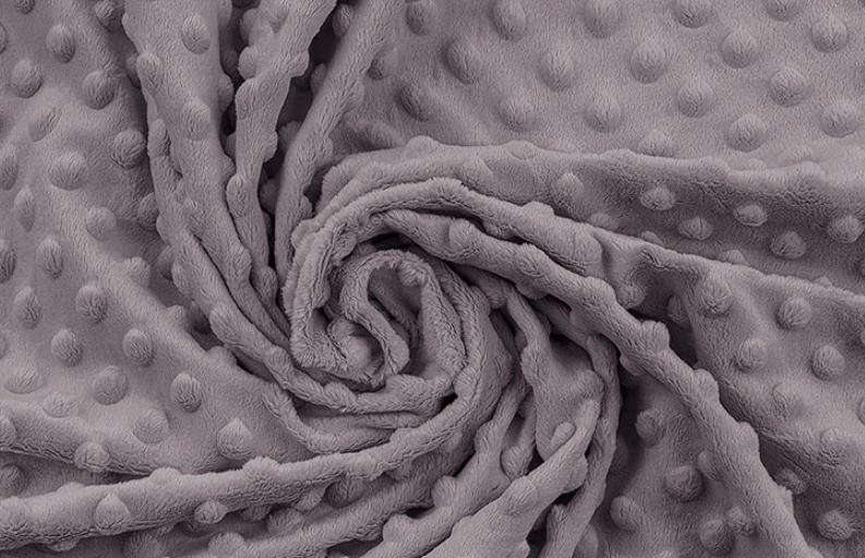 Podhlavníček do postýlky minky šedý