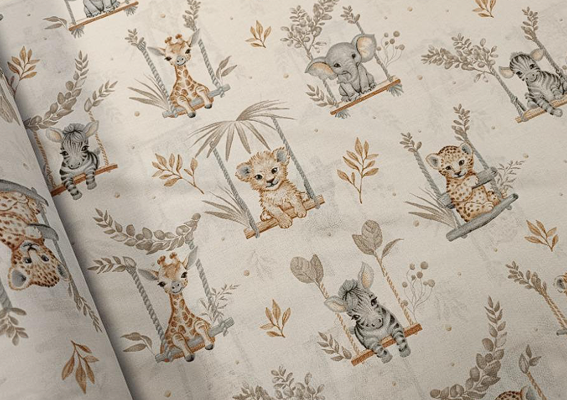 Těhotenský polštář Zvířátka na houpačkách