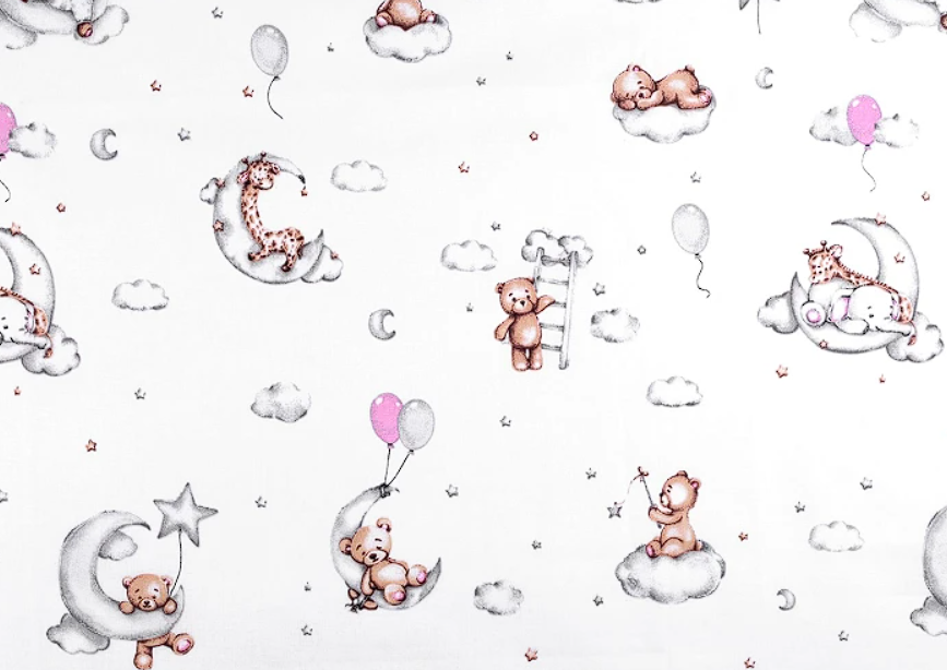 Těhotenský polštář medvídek na obláčku