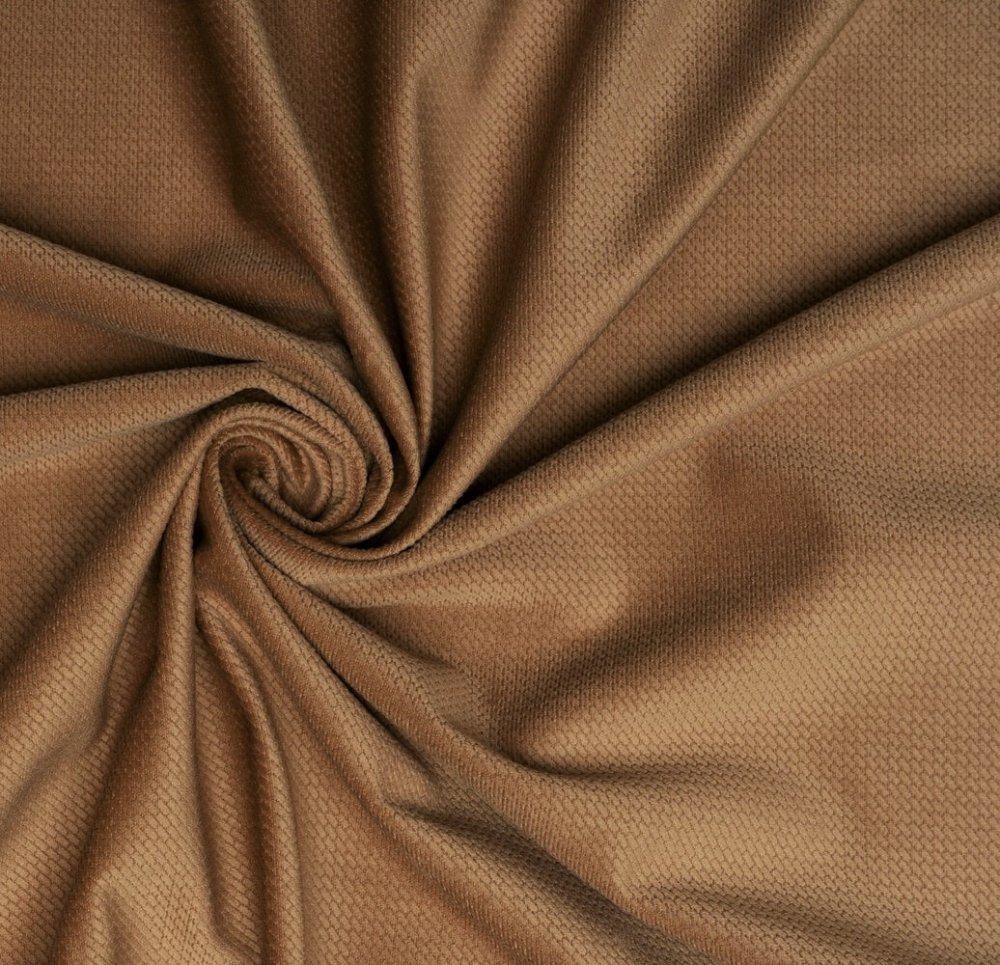 Těhotenský polštář samet velvet karamel