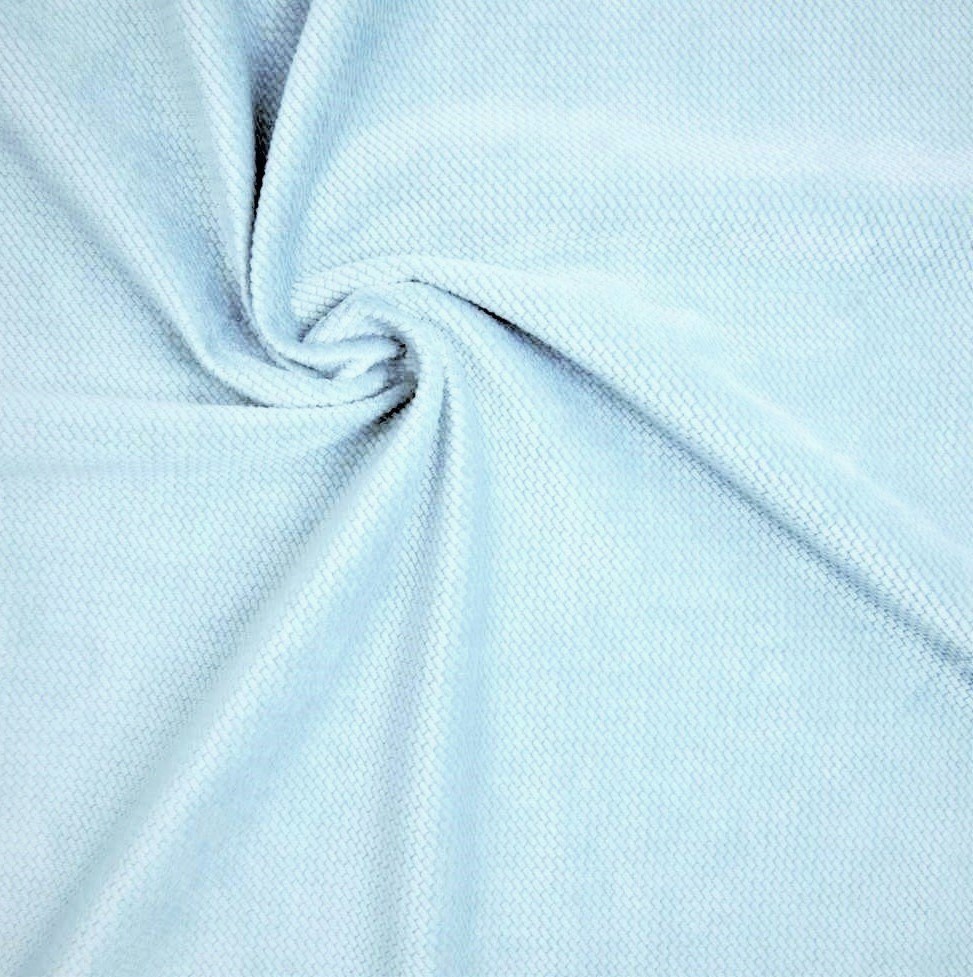 Těhotenský polštář samet velvet baby blue