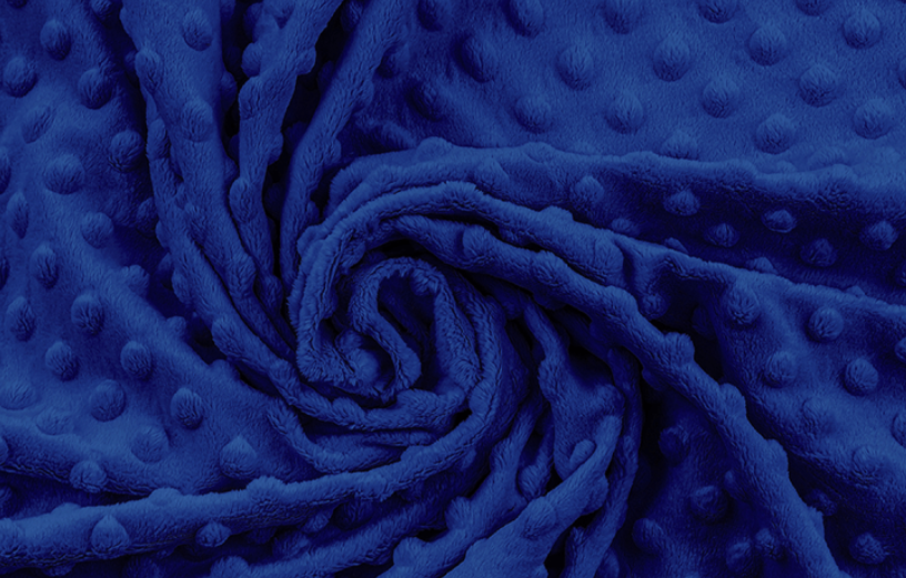 Stabilizační polštářek minky královská modrá 