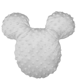 Mickey hlava minky bílá 