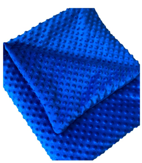 Oboustranná dečka minky královská modrá 