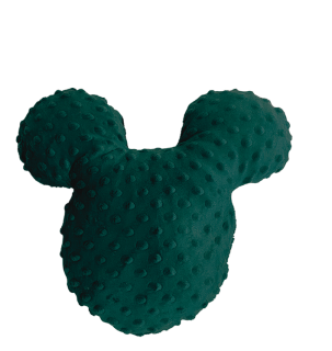 Mickey hlava minky tmavě zelená
