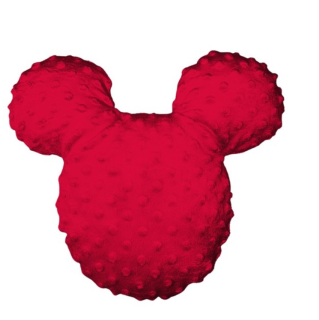 Mickey hlava minky červená 