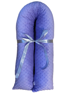 Těhotenský polštář minky levandulová