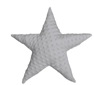 Hvězdička minky sv. šedá