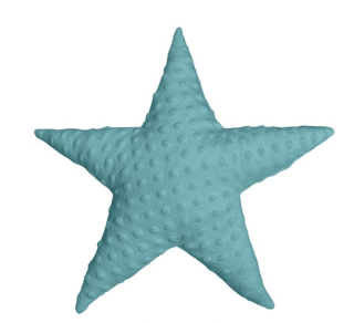 Hvězdička minky mint/tyrkys