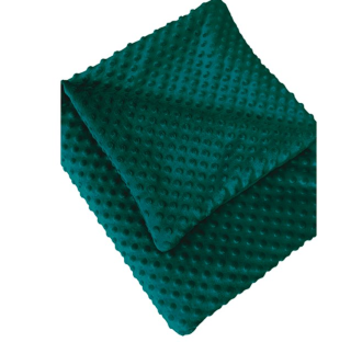 Oboustranná dečka minky tmavě zelená 