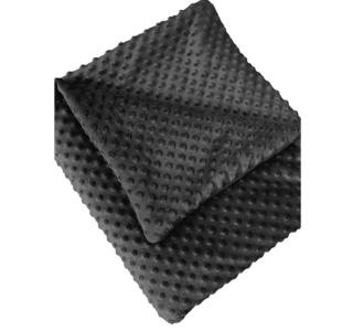 Oboustranná dečka minky tmavě šedá