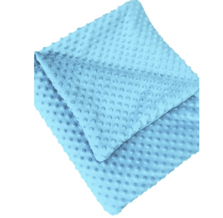 Oboustranná dečka minky sv. modrá