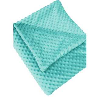 Oboustranná dečka minky mint/tyrkys 