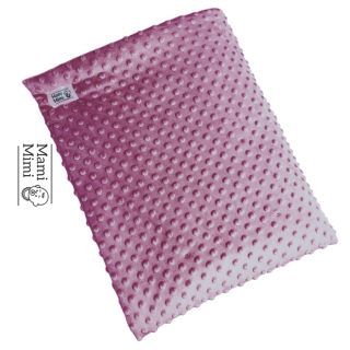 Oboustranná dečka minky starorůžová