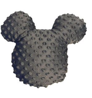 Mickey hlava minky tmavě šedá