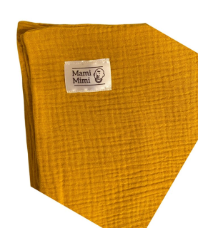 Mušelínová dečka mango