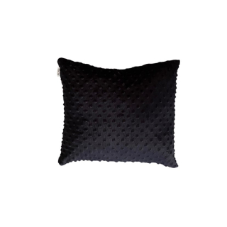 Polštářek minky černá