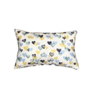 Polštářek srdíčka mentolová