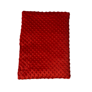 Oboustranná dečka minky červená