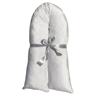 Těhotenský polštář cuddly bílý