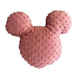 Mickey hlava minky starorůžová