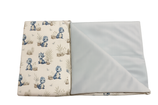 Oboustranná dečka baby Dino s velvetem 