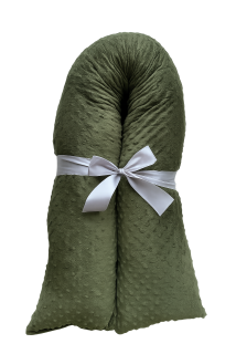 Těhotenský polštář minky Khaki